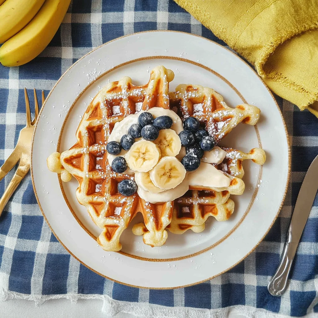 Bananenwaffeln ohne Zucker – einfaches Rezept für einen gesunden Genuss!