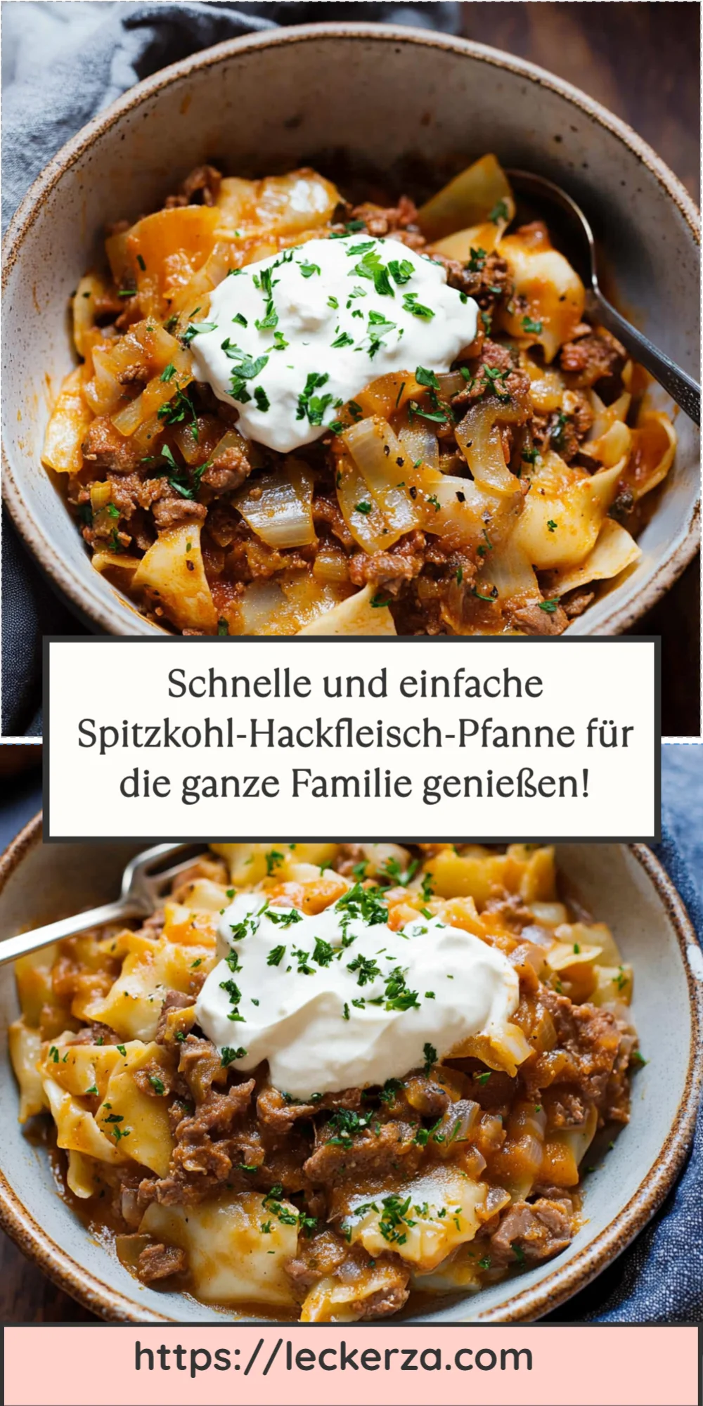 Schnelle und einfache Spitzkohl-Hackfleisch-Pfanne für die ganze Familie genießen!