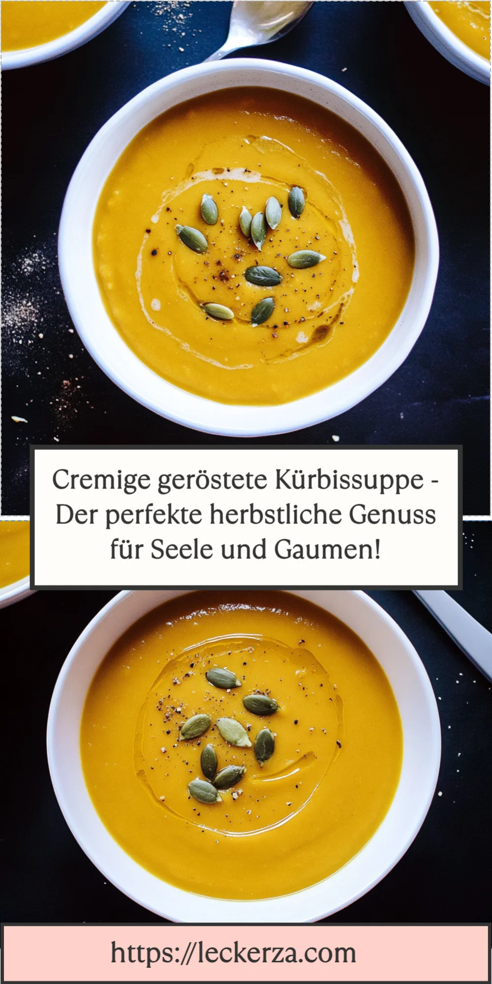 Cremige geröstete Kürbissuppe - Der perfekte herbstliche Genuss für Seele und Gaumen!