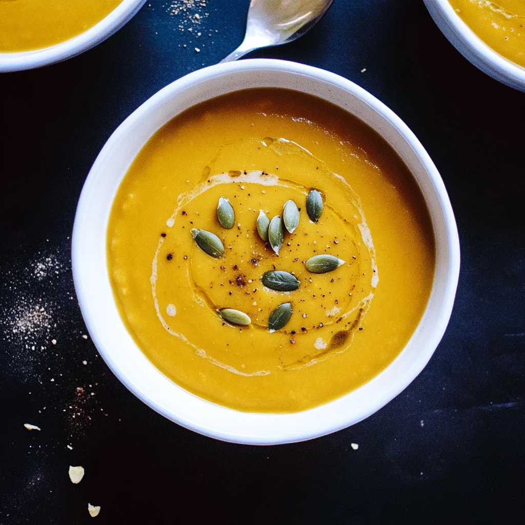 Cremige geröstete Kürbissuppe Rezept für den perfekten Herbstgenuss