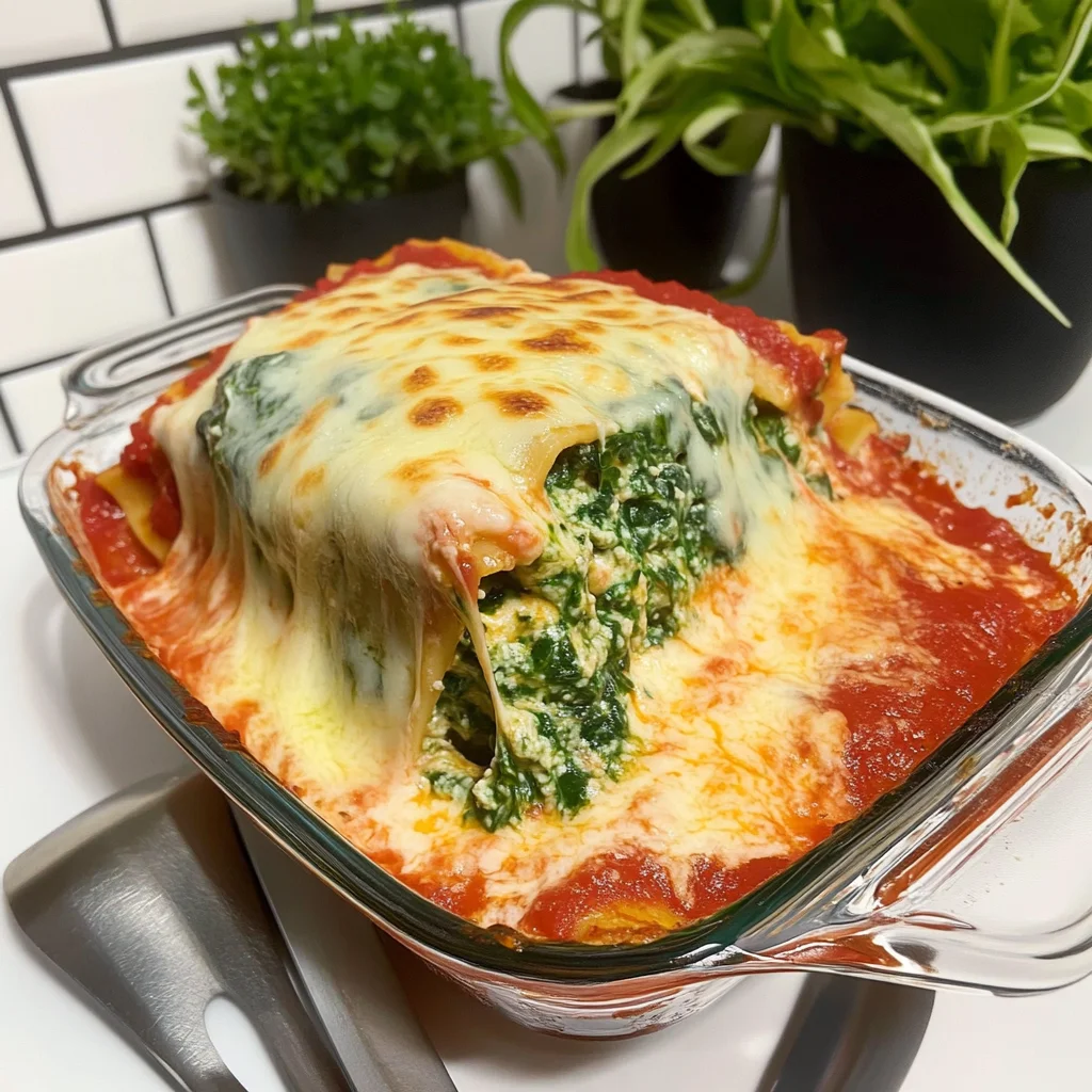 Delicious Spinach and Cream Cheese Lasagna Recipe