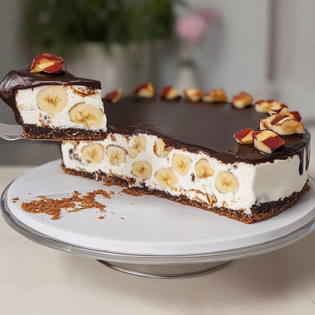 Einfaches Bananensplit-Torte Rezept (No Bake und super lecker!)