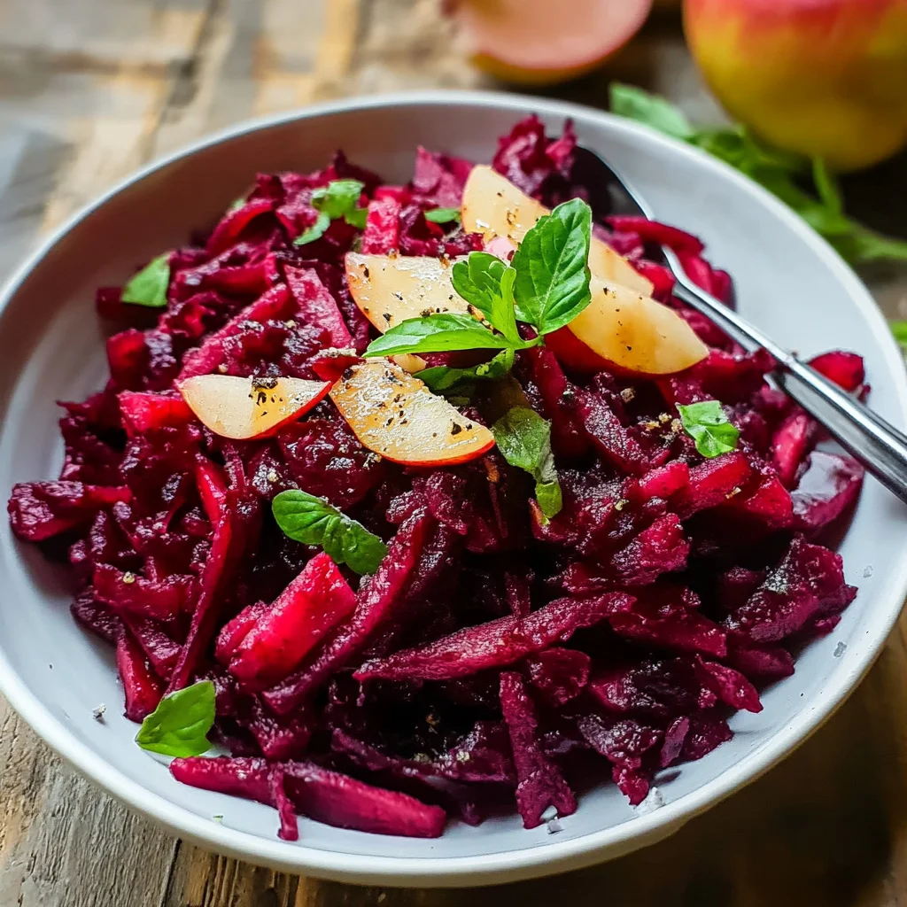 Einfaches Rote Bete Salat Rezept mit Apfel – Schnell und Gesund!