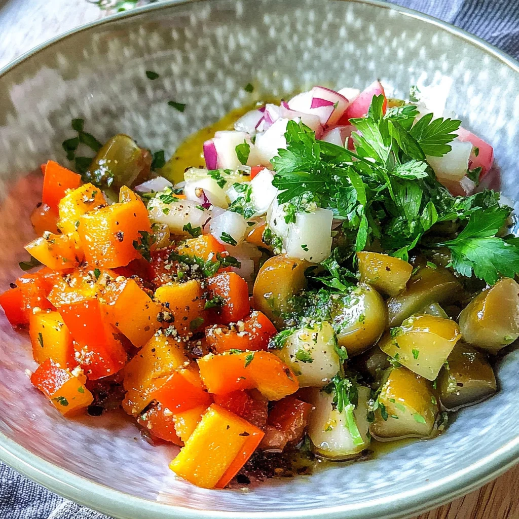 Einfaches Salat Rezept mit frischem Gemüse und Feta-Käse