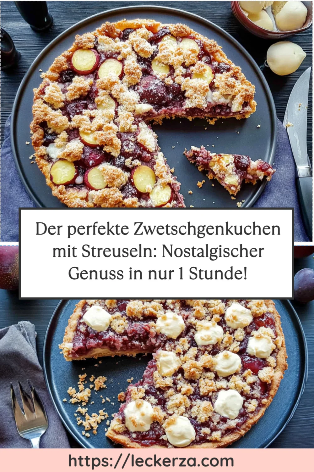 Der perfekte Zwetschgenkuchen mit Streuseln: Nostalgischer Genuss in nur 1 Stunde!
