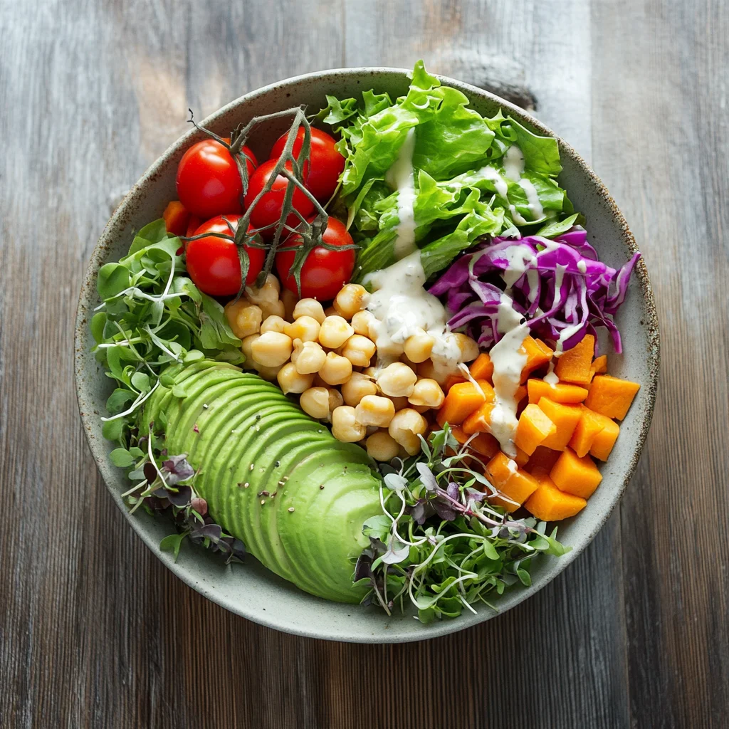 Gesunde Buddha Bowl mit Avocado und Kichererbsen Rezept (Schnell und einfach zubereitet!)