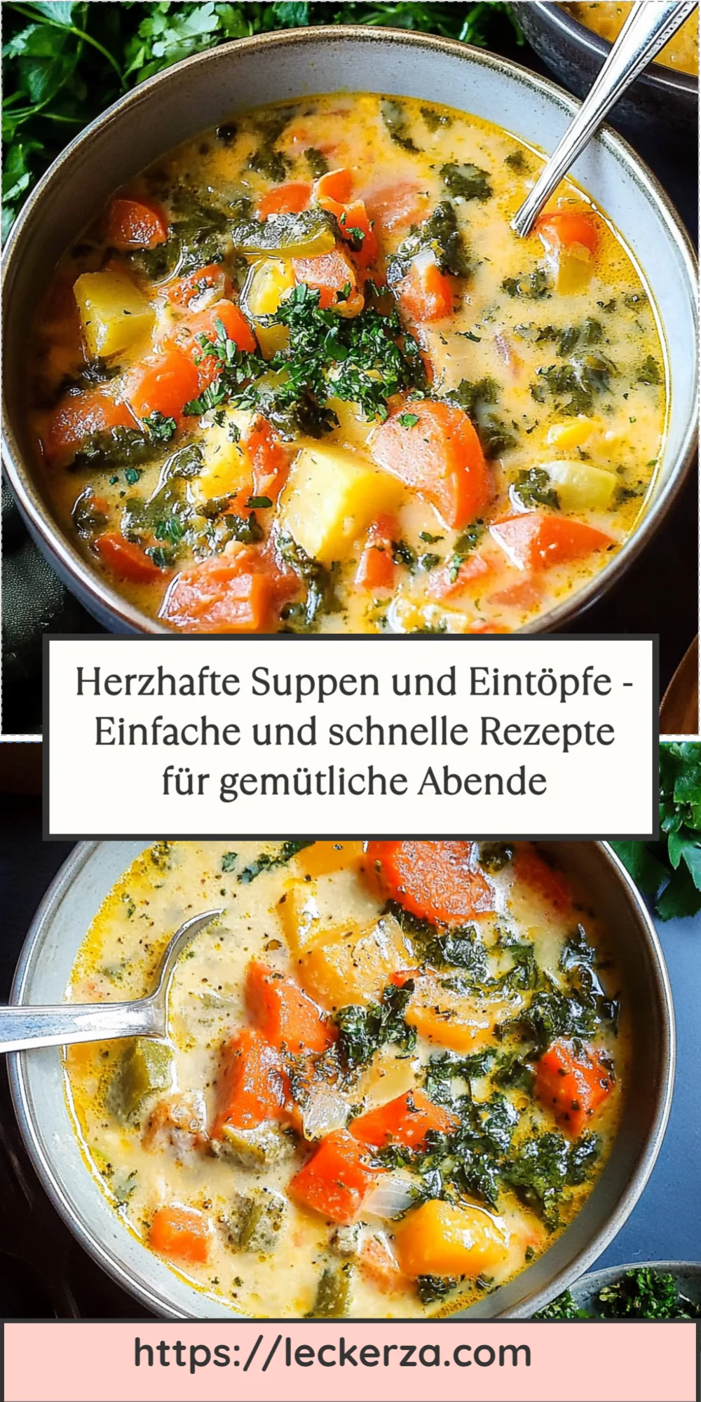 Herzhafte Suppen und Eintöpfe - Einfache und schnelle Rezepte für gemütliche Abende