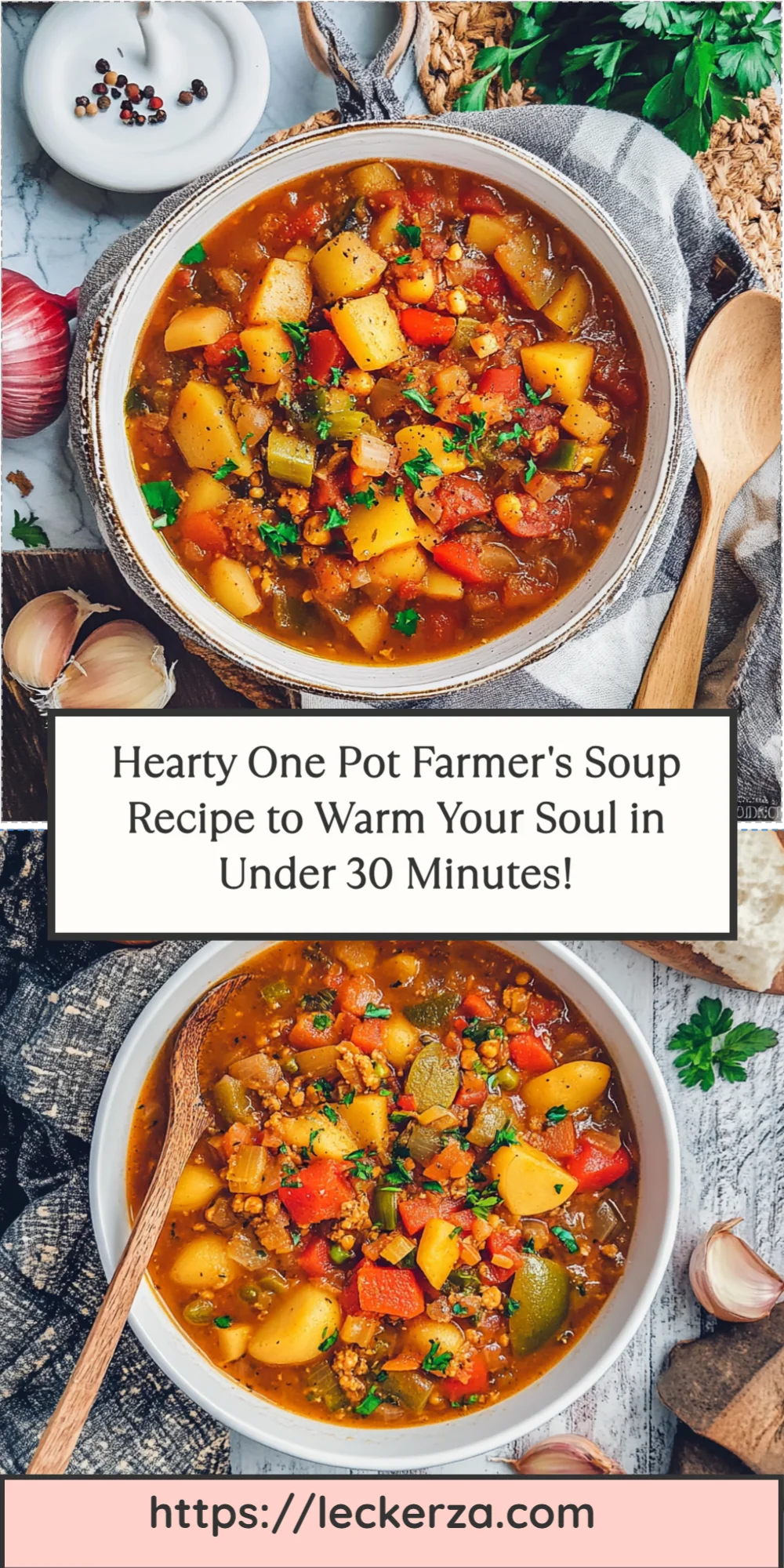 Hearty One Pot Farmer's Soup Recipe to Warm Your Soul in Under 30 Minutes!
