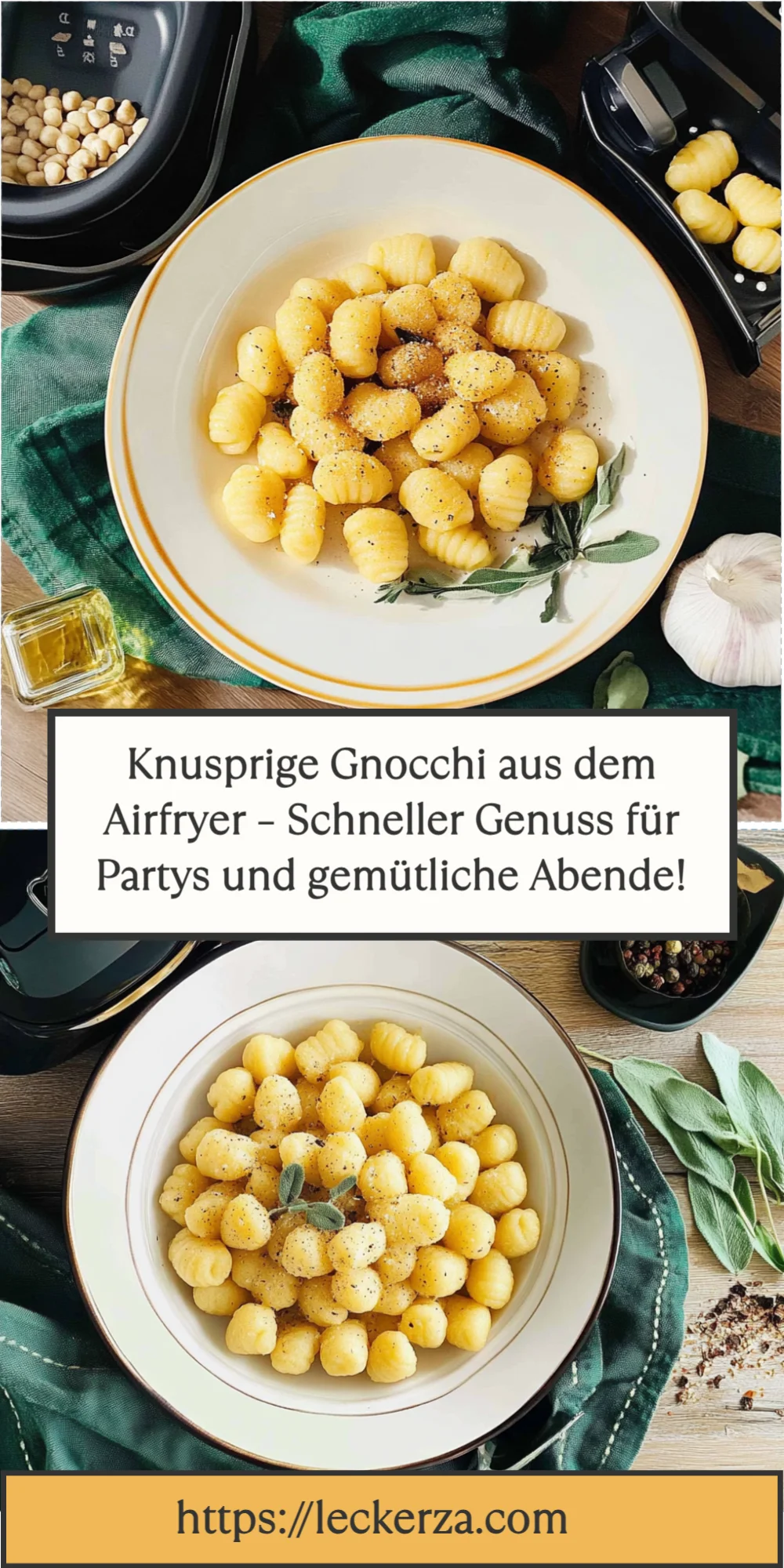 Knusprige Gnocchi aus dem Airfryer – Schneller Genuss für Partys und gemütliche Abende!