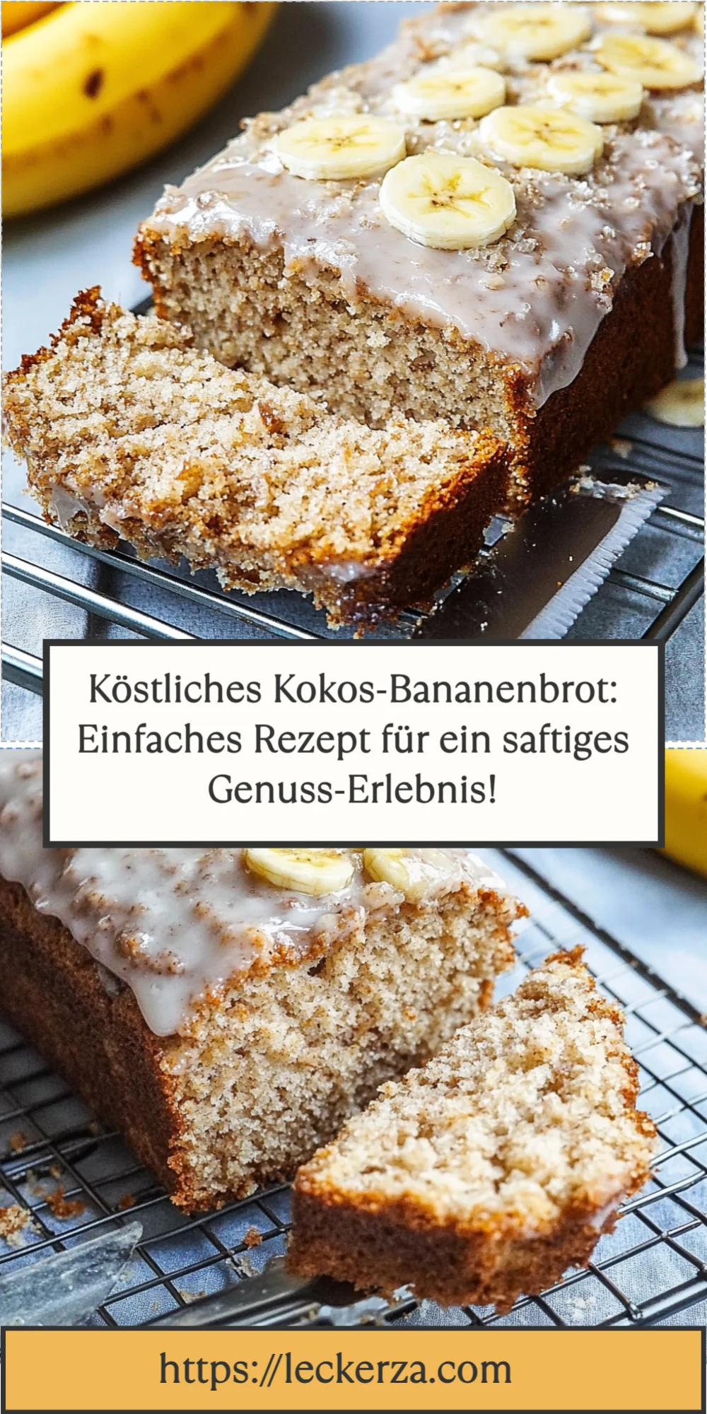 Köstliches Kokos-Bananenbrot: Einfaches Rezept für ein saftiges Genuss-Erlebnis!