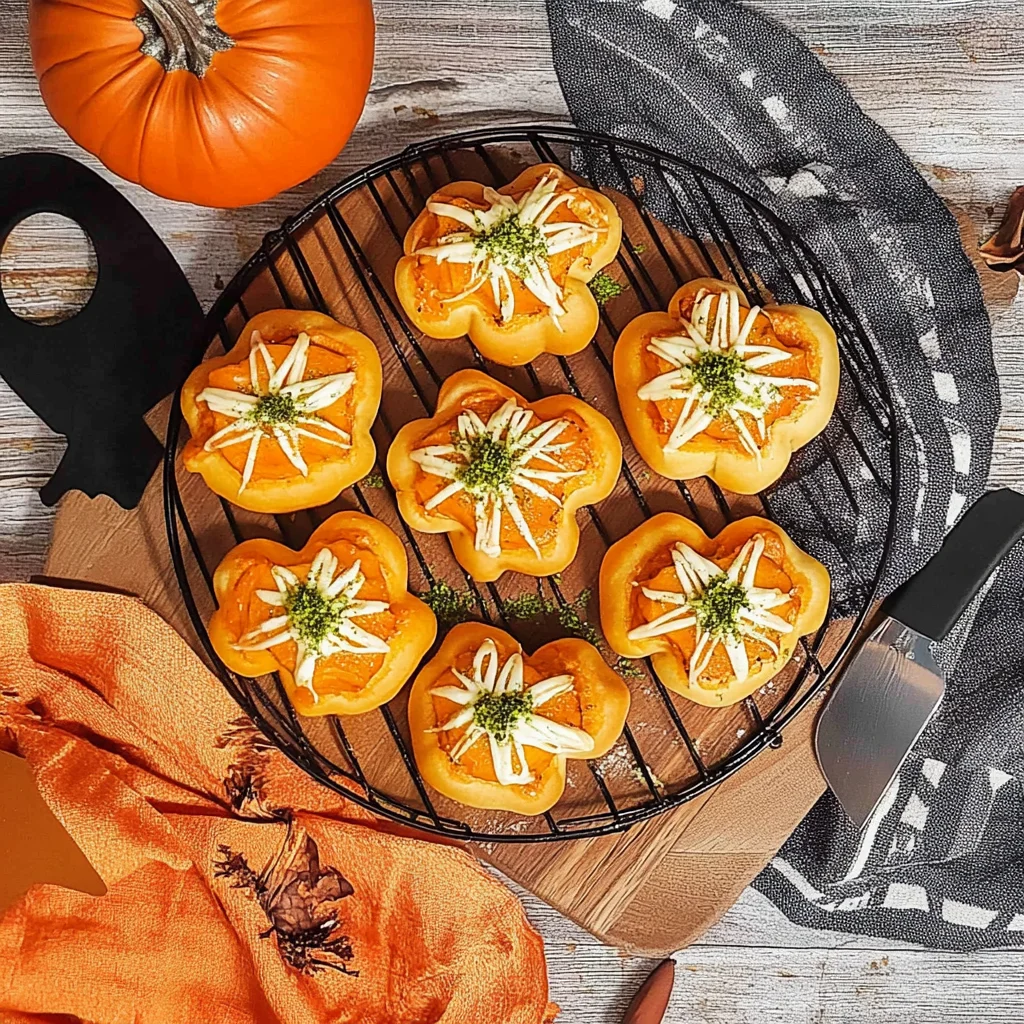 Köstliches Rezept für Pumpkin-Pizzabrötchen: Kleine Pizza-Kürbisse für jeden Anlass!
