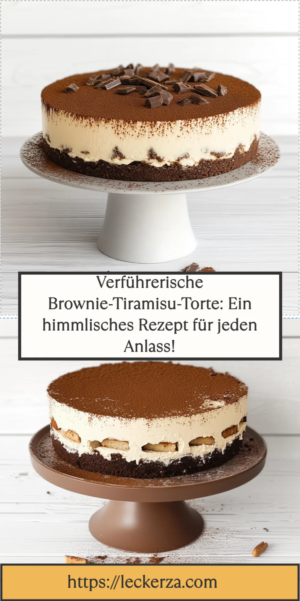 Verführerische Brownie-Tiramisu-Torte: Ein himmlisches Rezept für jeden Anlass!