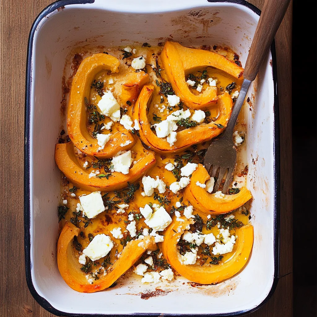 Ofenkürbis mit Feta – Ein einfaches Rezept für den perfekten Herbstgenuss!