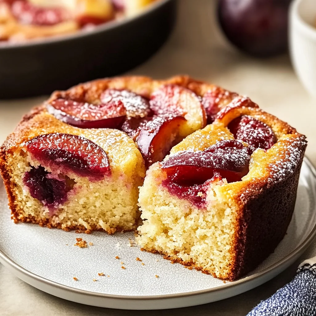 Pflaumenkuchen wie bei Mama – einfaches Rezept für nostalgischen Genuss!