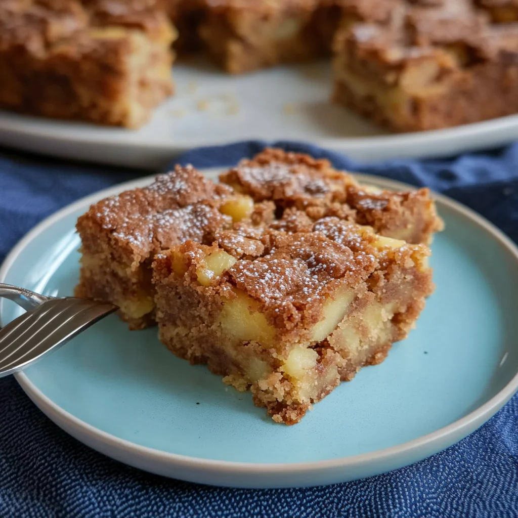 Saftige Apfel-Zimt-Blondies Rezept für den perfekten Herbstgenuss