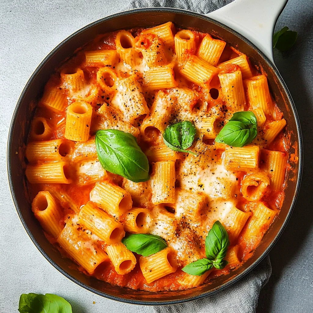 Schnelle Pasta mit Kirschtomaten und Knoblauch (Einfaches Rezept!)