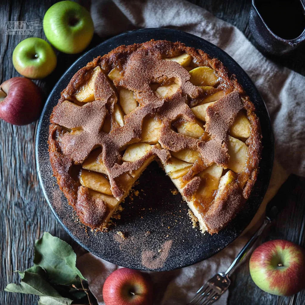 Schneller und saftiger Apfelkuchen mit Zimtkruft Rezept für den perfekten Genuss!