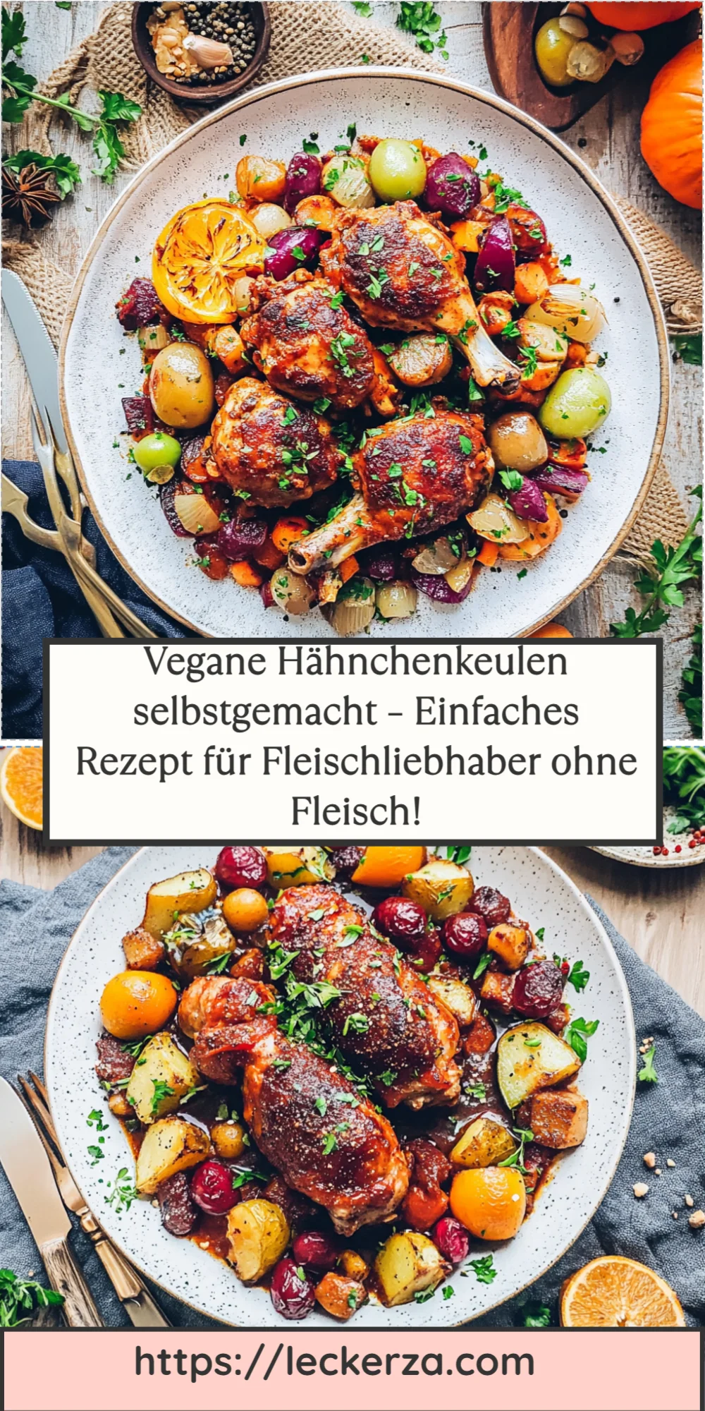 Vegane Hähnchenkeulen selbstgemacht – Einfaches Rezept für Fleischliebhaber ohne Fleisch!