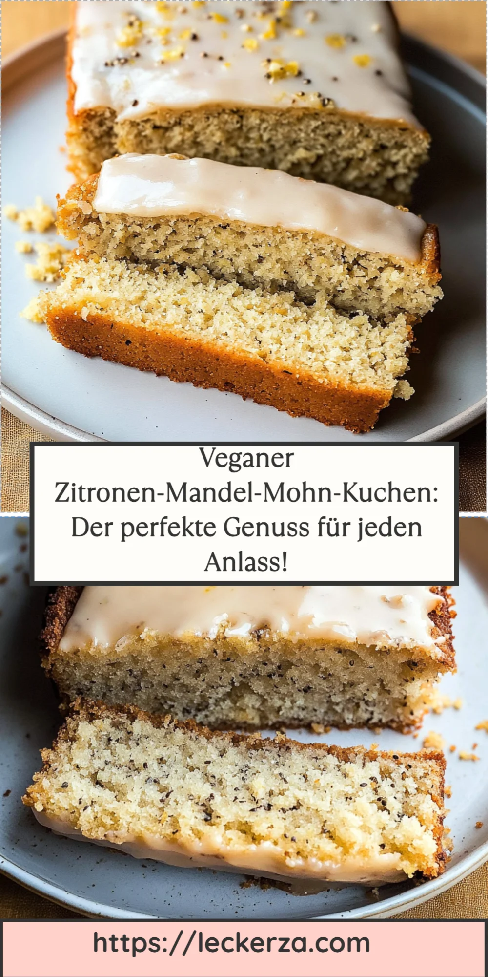 Veganer Zitronen-Mandel-Mohn-Kuchen: Der perfekte Genuss für jeden Anlass!