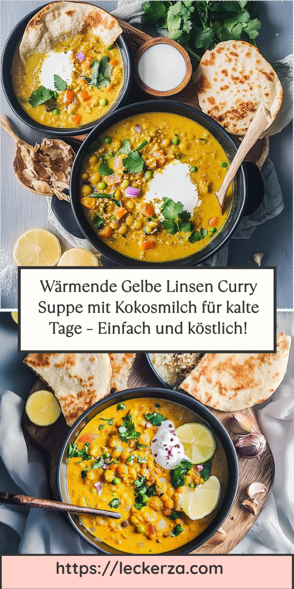 Wärmende Gelbe Linsen Curry Suppe mit Kokosmilch für kalte Tage – Einfach und köstlich!