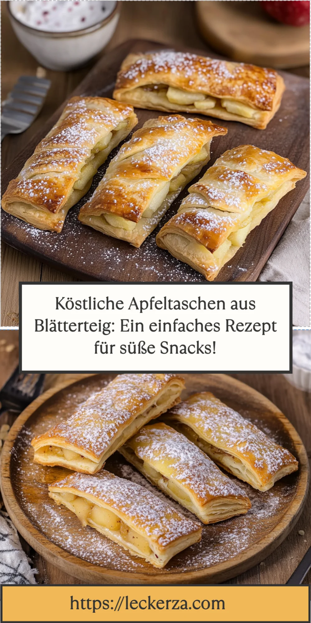 Köstliche Apfeltaschen aus Blätterteig: Ein einfaches Rezept für süße Snacks!