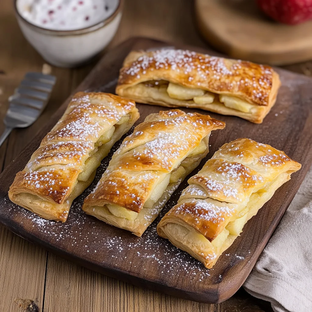 apfeltaschen aus blätterteig rezept