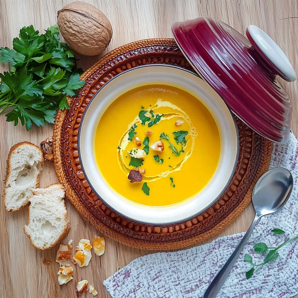 cremige kürbissuppe mit kokosmilch rezept
