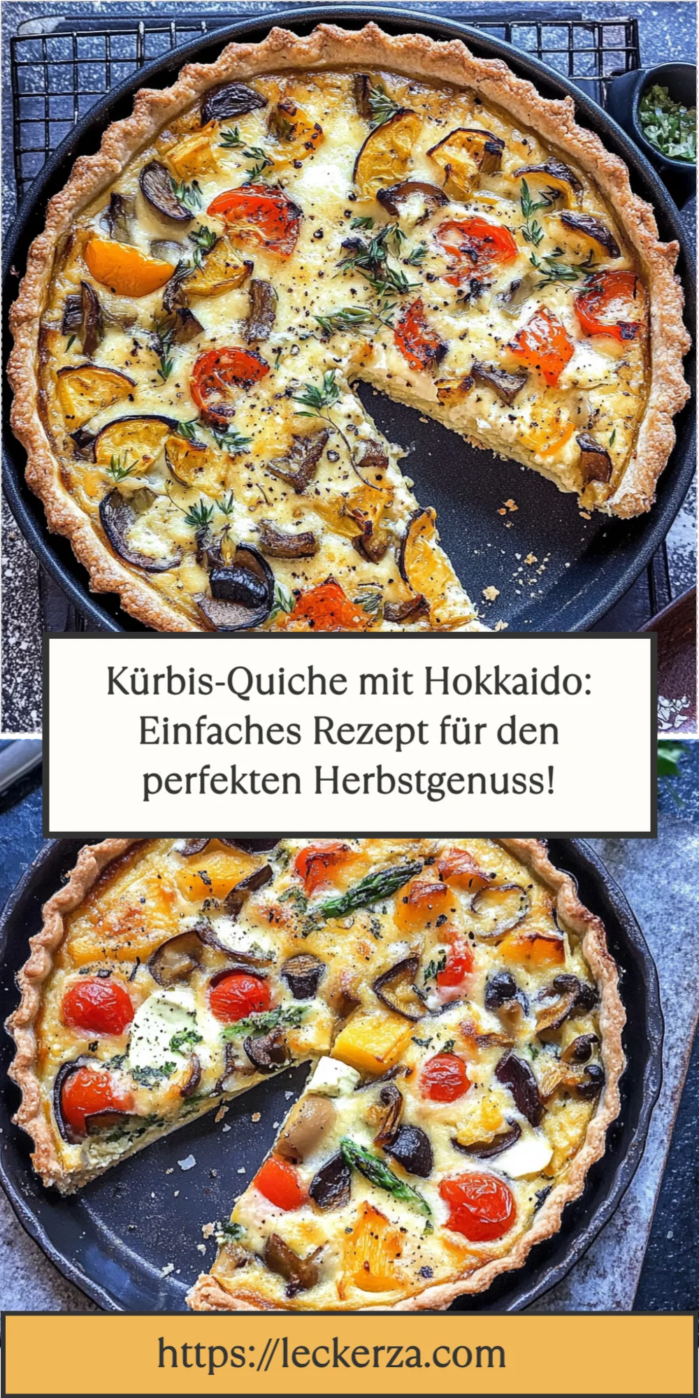 Kürbis-Quiche mit Hokkaido: Einfaches Rezept für den perfekten Herbstgenuss!