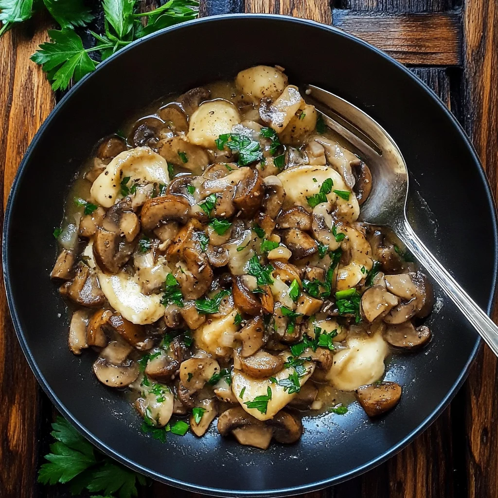 pilzpfanne mit sahne schnell und einfach