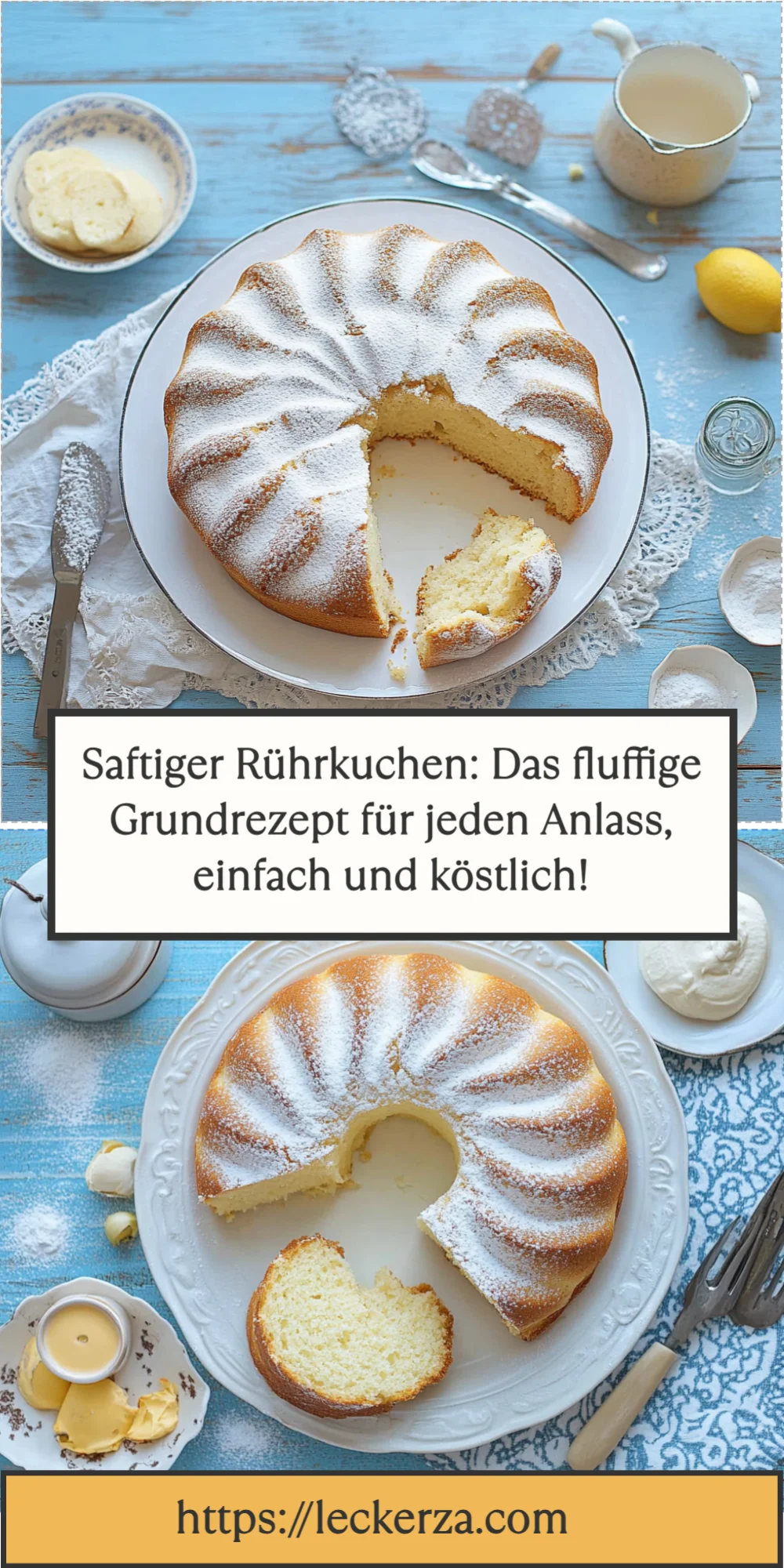 Saftiger Rührkuchen: Das fluffige Grundrezept für jeden Anlass, einfach und köstlich!