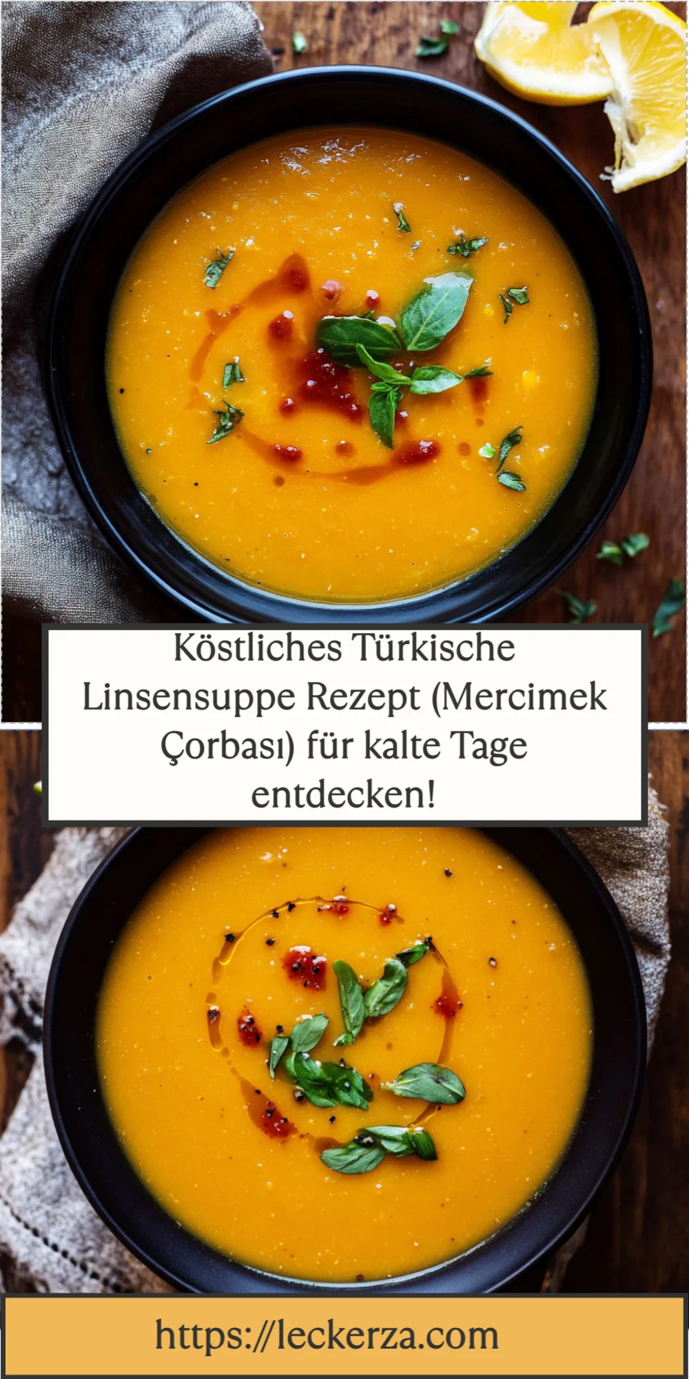 Köstliches Türkische Linsensuppe Rezept (Mercimek Çorbası) für kalte Tage entdecken!